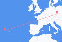 Flights from Flores Island, Portugal to Pardubice, Czechia