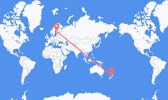 Flyreiser fra Palmerston North, New Zealand til Tammerfors, Finland