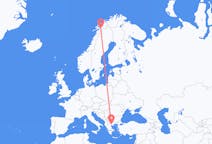Flights from Narvik, Norway to Thessaloniki, Greece