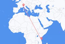 Flights from Mafia Island, Tanzania to Genoa, Italy