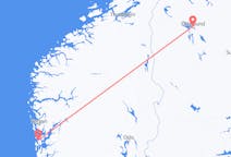 Flyg från Stord till Östersund