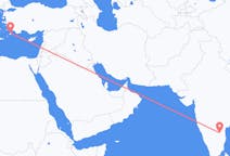 Flights from Kadapa, India to Rhodes, Greece