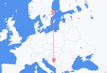 Flyrejser fra Sarajevo til Stockholm