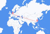 Flyreiser fra Xiamen, Kina til Frankfurt, Tyskland