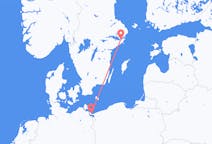 Flyreiser fra Heringsdorf, Tyskland til Stockholm, Sverige