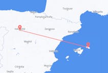 Flights from Valladolid, Spain to Menorca, Spain