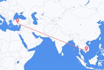 Flyreiser fra Ho Chi Minh-byen, Vietnam til Konya, Tyrkia