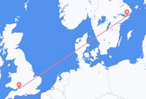 Vols de Stockholm, Suède à Bristol, Angleterre