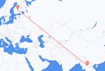 Flights from Chiang Rai Province, Thailand to Jyväskylä, Finland