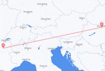 Flyreiser fra Budapest, Ungarn til Chambery, Frankrike