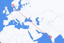Flights from Goa to Kristiansand