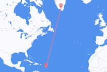 Flights from Fort-de-France, France to Narsarsuaq, Greenland