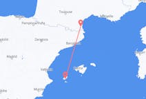 出发地 法国出发地 佩皮尼昂目的地 西班牙伊维萨岛的航班