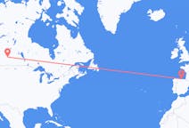 Flights from Saskatoon to Santander
