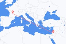 Flyg från Amman, Jordanien till Brive-la-gaillarde, Frankrike
