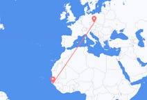 Flyreiser fra Bissau, Guinea-Bissau til Pardubice, Tsjekkia
