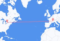 Flights from Toronto, Canada to Chambéry, France