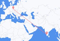 Flyg från Coimbatore, Indien till Prag, Tjeckien