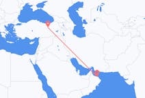 Flights from Muscat to Erzincan