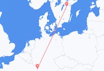 Loty z Strasburg, Francja do Linköping, Szwecja