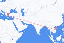 出发地 越南出发地 朱萊目的地 希腊米科诺斯的航班