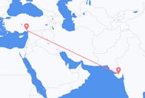 出发地 印度出发地 拉杰果德目的地 土耳其阿达纳的航班