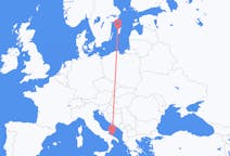 Flights from Bari, Italy to Visby, Sweden