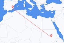 出发地 苏丹出发地 喀土穆目的地 西班牙穆尔西亚的航班