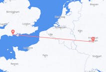 Flyreiser fra Frankfurt, Tyskland til Bournemouth, England