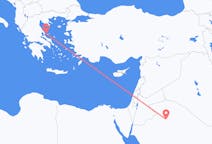 出发地 沙特阿拉伯出发地 阿尔焦夫地区目的地 希腊斯基亚索斯的航班