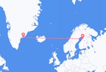 格陵兰出发地 库鲁苏克飞往格陵兰目的地 奥卢的航班