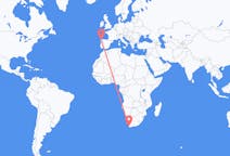 Flyreiser fra Cape Town, Sør-Afrika til La Coruña, Spania