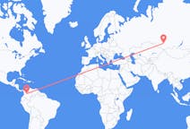 Flights from Bogotá, Colombia to Novokuznetsk, Russia