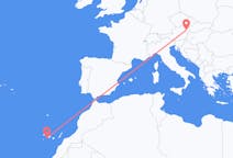 Fly fra San Sebastián de La Gomera til Vienna