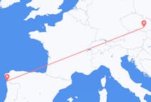 Flyg från Brno, Tjeckien till Vigo, Spanien