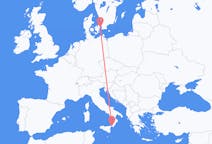 Flyrejser fra Reggio di Calabria til København