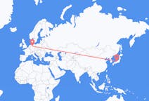 Flyrejser fra Komatsu, Japan til Hannover, Tyskland