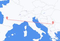 Flyreiser fra Bergerac, Frankrike til Niš, Serbia