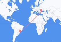 Flyreiser fra Florianópolis, til Istanbul