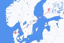 Flüge von der Stadt Karup in die Stadt Tampere