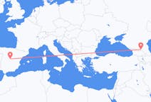 Flyg från Vladikavkaz till Madrid