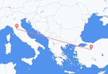 Flyg från Florens till Eskişehir