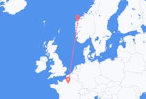 Flights from Volda, Norway to Paris, France