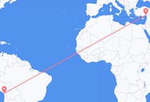 Flyg från Tacna, Peru till Adana, Turkiet