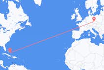 Flyreiser fra George Town, Bahamas til Praha, Tsjekkia