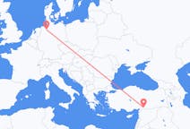 Flyreiser fra Bremen, Tyskland til Gaziantep, Tyrkia
