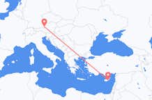 Vluchten van Salzburg naar Larnaca