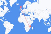 Flights from Quelimane, Mozambique to Glasgow, Scotland
