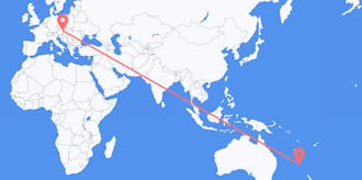 Flights from Norfolk Island to Austria
