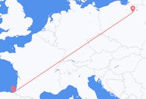 Flights from Szymany, Szczytno County, Poland to Donostia / San Sebastián, Spain